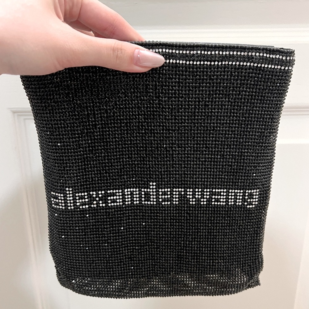 Alexander wang rhinestone pouch